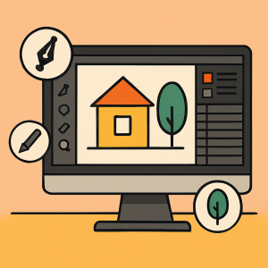 Beispielhafte Vektorillustration mit Adobe Illustrator